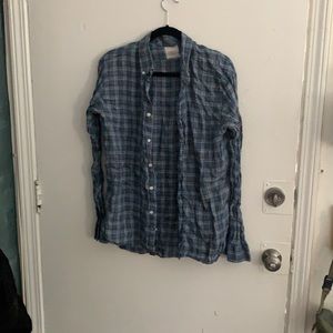 Billy Reid long sleeve lightweight button up